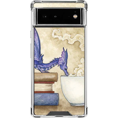 Amy Brown Whats in Here Coffee Dragon Google Pixel 6 Clear Case